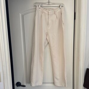 Abercrombie & Fitch Women's Light Cream Trousers XS